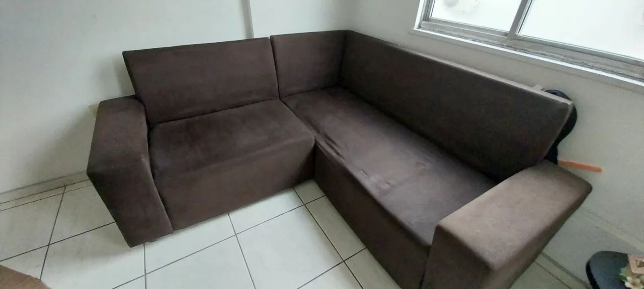Sofá de canto 2 e 3 lugares