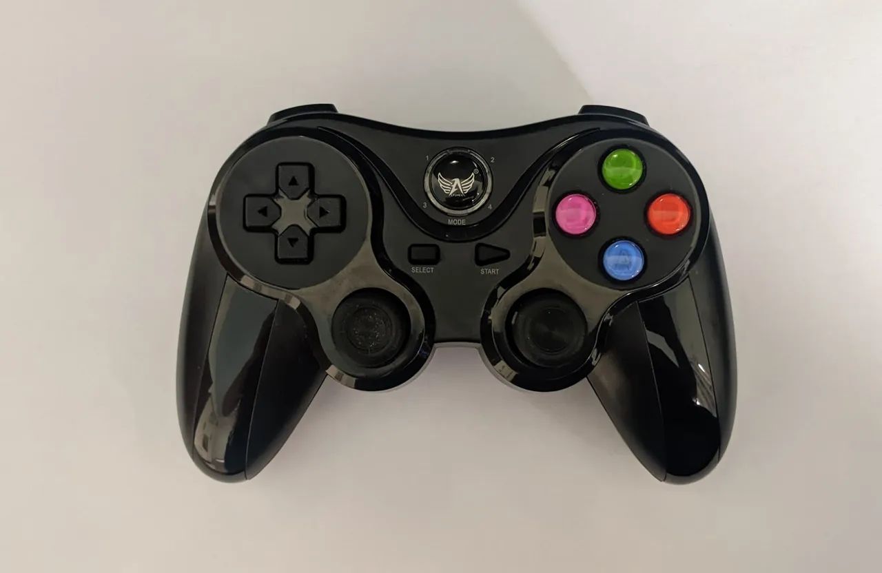Controle de videogame sem fio bluetooth compatível com Pc e com celular. - Foto 4