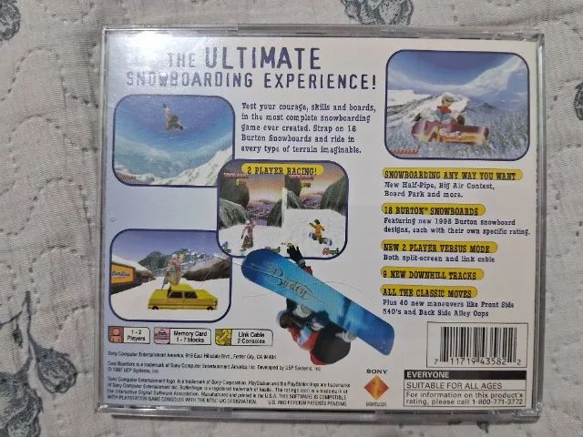 Cool Boarders - PS1 - Playstation - Foto 2
