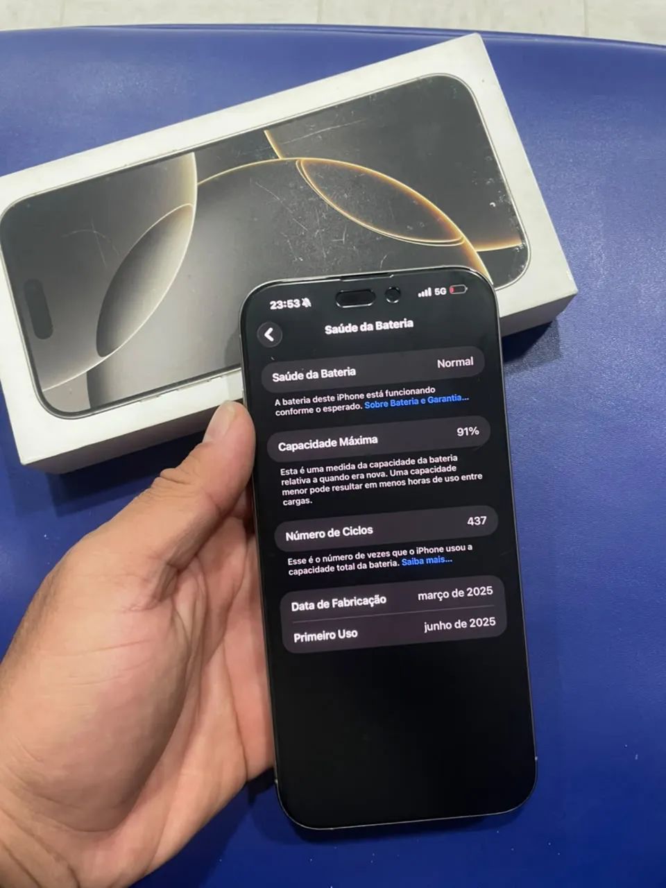iPhone 16 pro max prata 256 - Foto 2