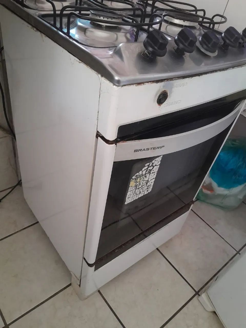 Fogão 4 Bocas Brastemp Clean Branco - Acendimento Automático (Funcionando Perfeitamente) - Foto 3