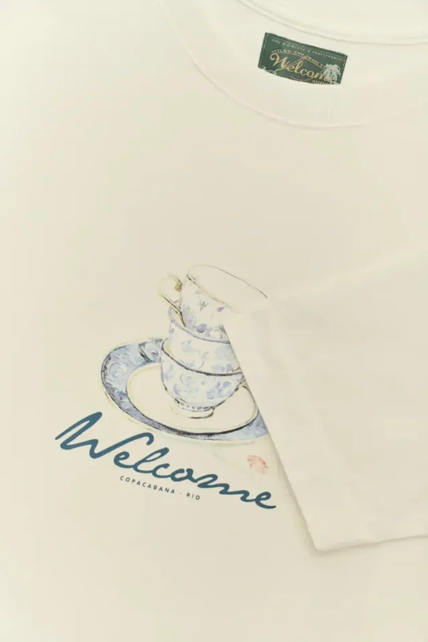 Camiseta Ceramic Cups Welcome Rio - Foto 3
