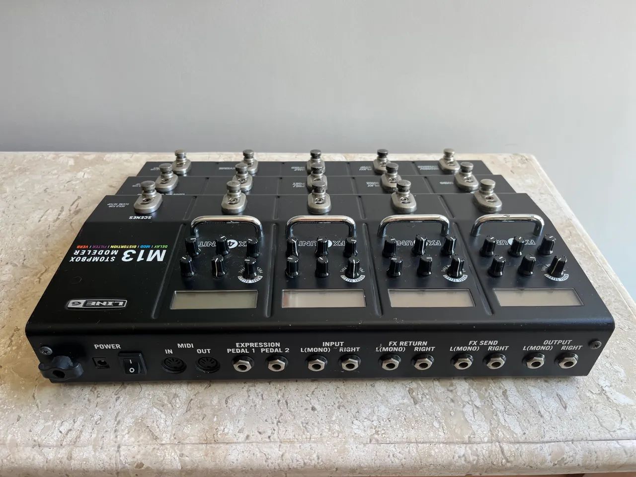 マルチエフェクター line6 Camburi Jardim - musicais Instrumentos - M13 Line6 Pedaleira m13 ギター