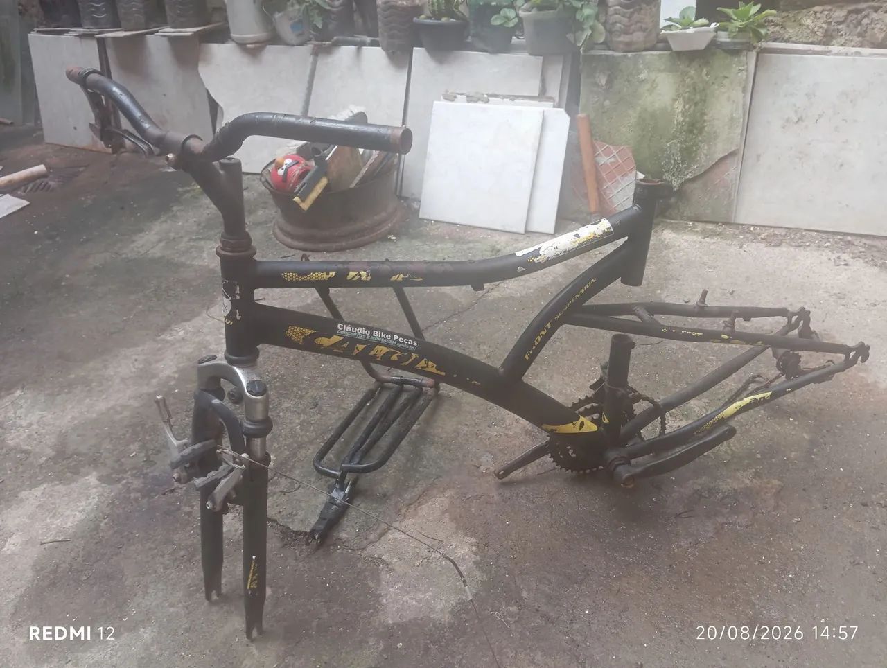 Quadro de bicicleta caloi - Foto 5