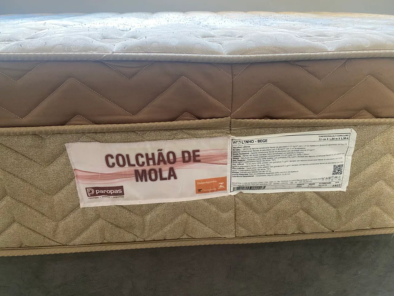 Cama box com colchão de molas - Foto 3