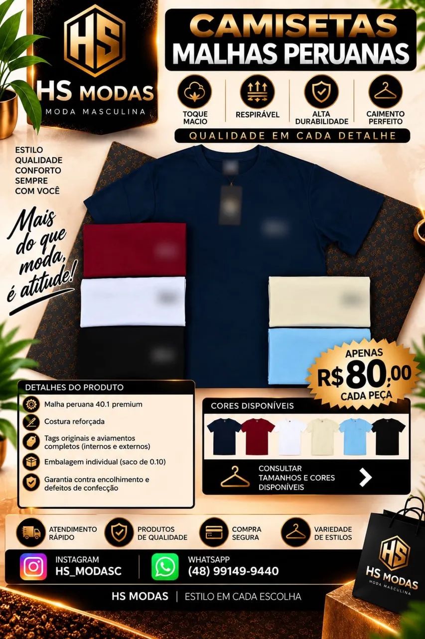 Camisas Bermudas Calça Jeans Bermudas Cuecas Meias - Foto 3