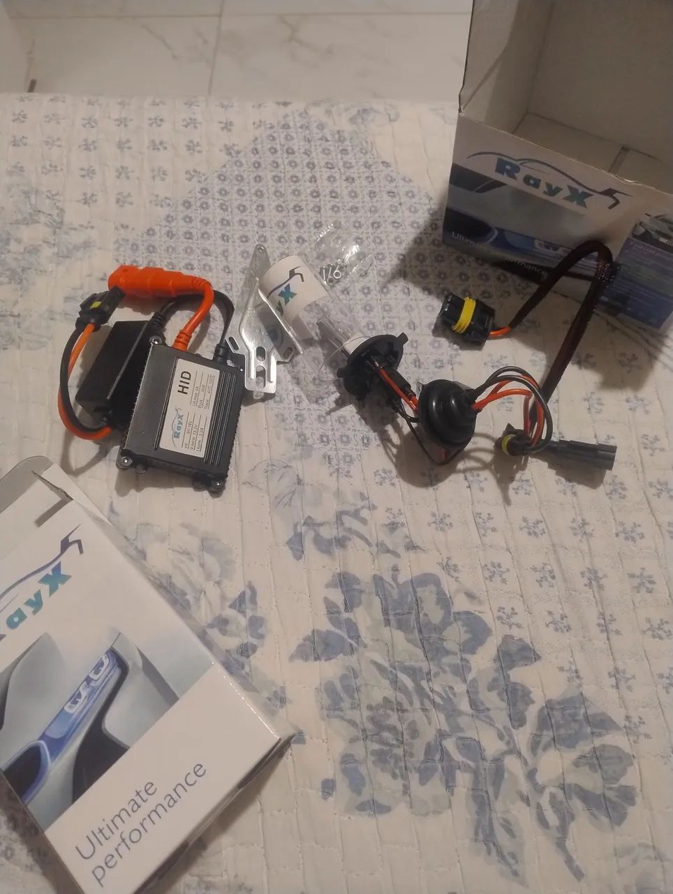 Lâmpada/farol Xenon com reator completo. Moto ou carro  - Foto 4