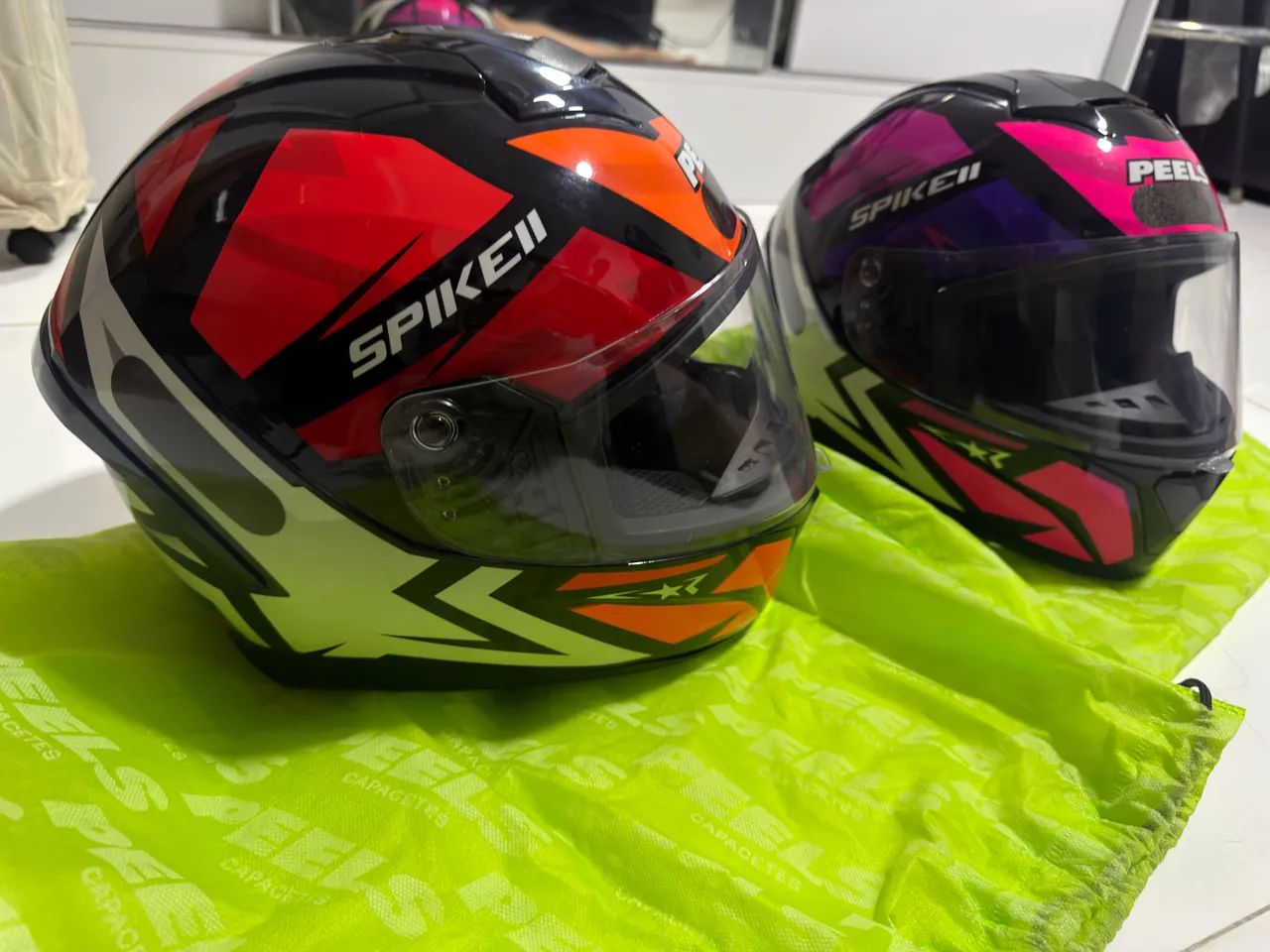 Par de Capacete n58 com intercomunicador - Foto 5