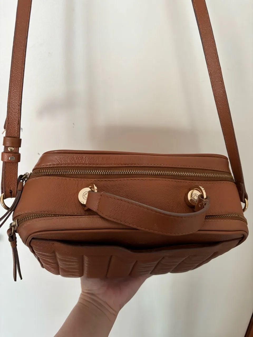 Bolsa em couro, marca Arezzo - Foto 3