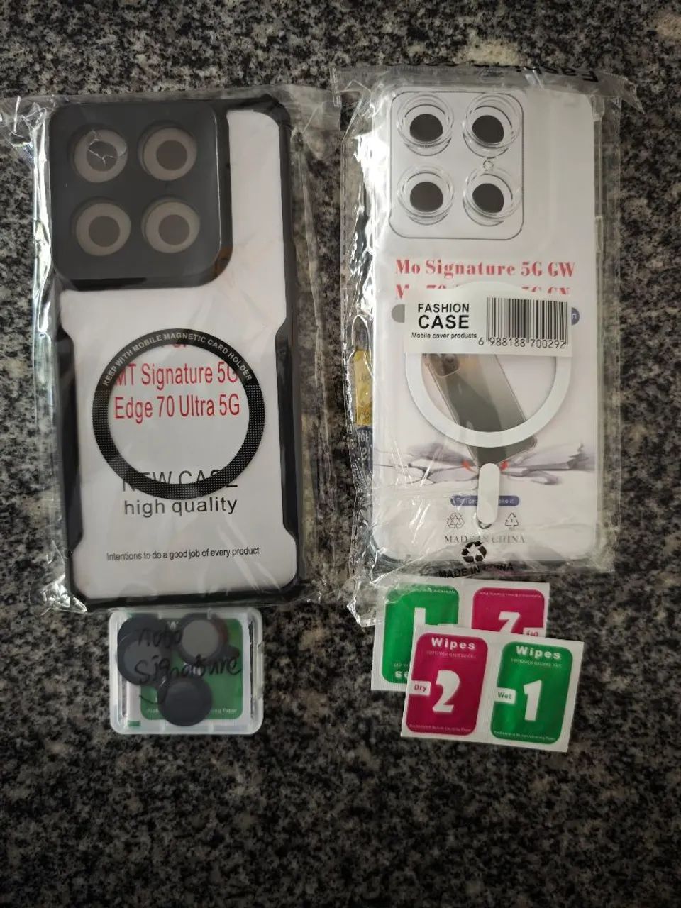 Capas e película de câmera Motorola Signature/ Edge 70 Ultra