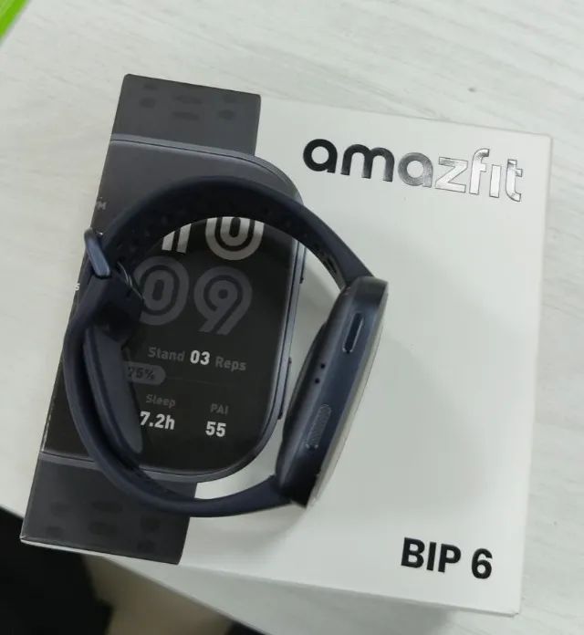 Relógio Amazfit Bip 6 A-2435 Blue/Black - Foto 5