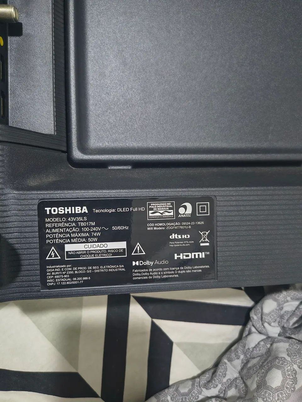 Tv 43 polegadas Toshiba - Foto 4