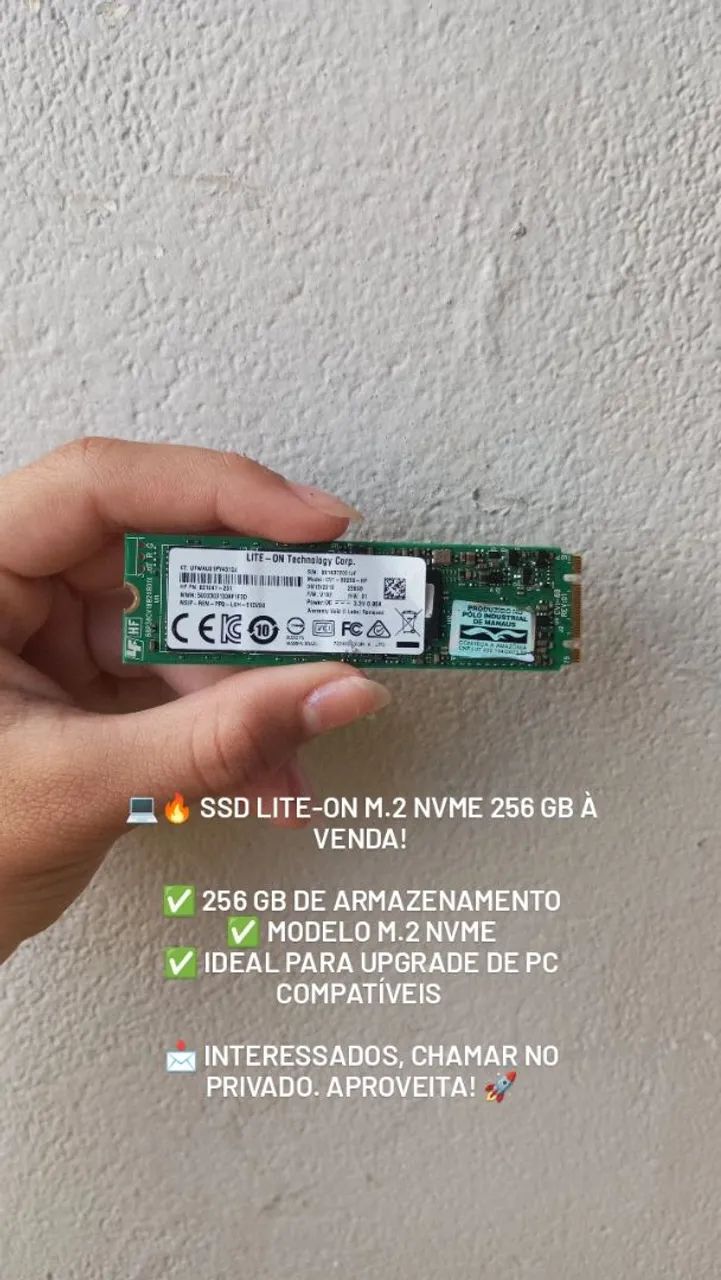 Ssd 256 gigas