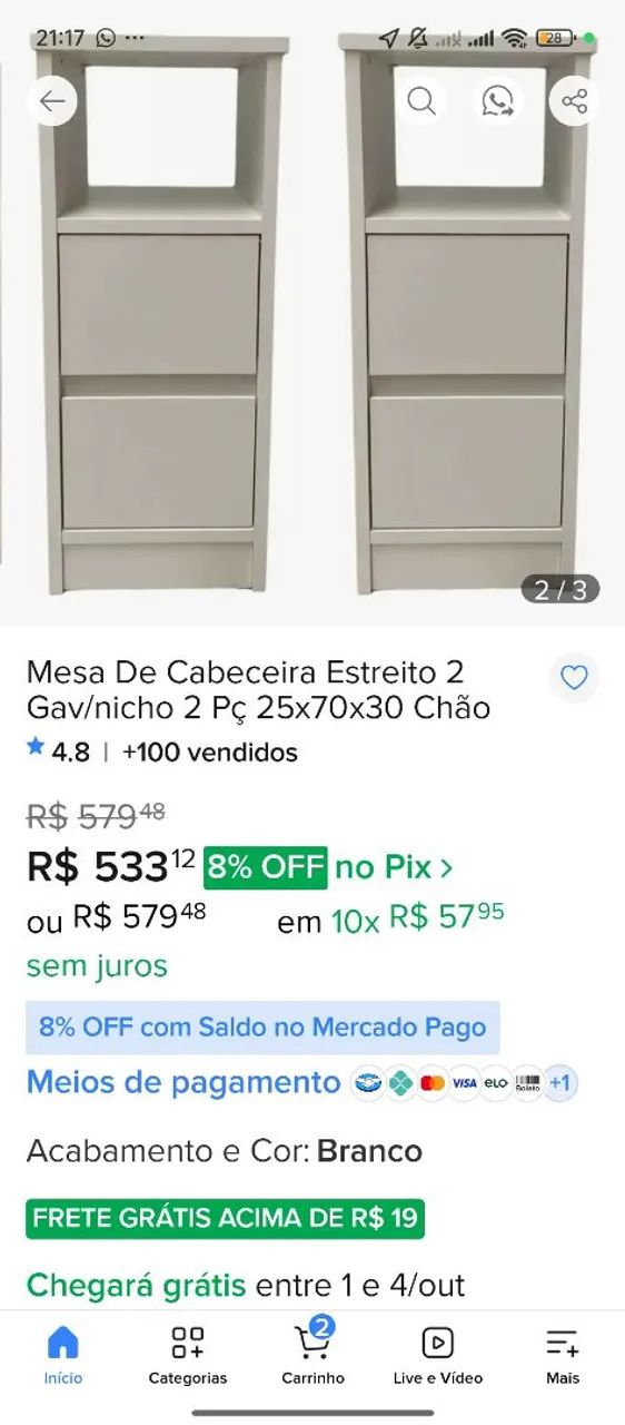 Kit cabeceira  - Foto 2