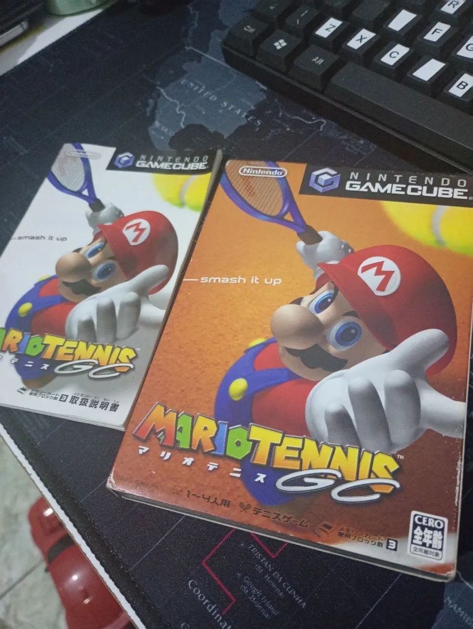 Mario tenis GO game cube 
