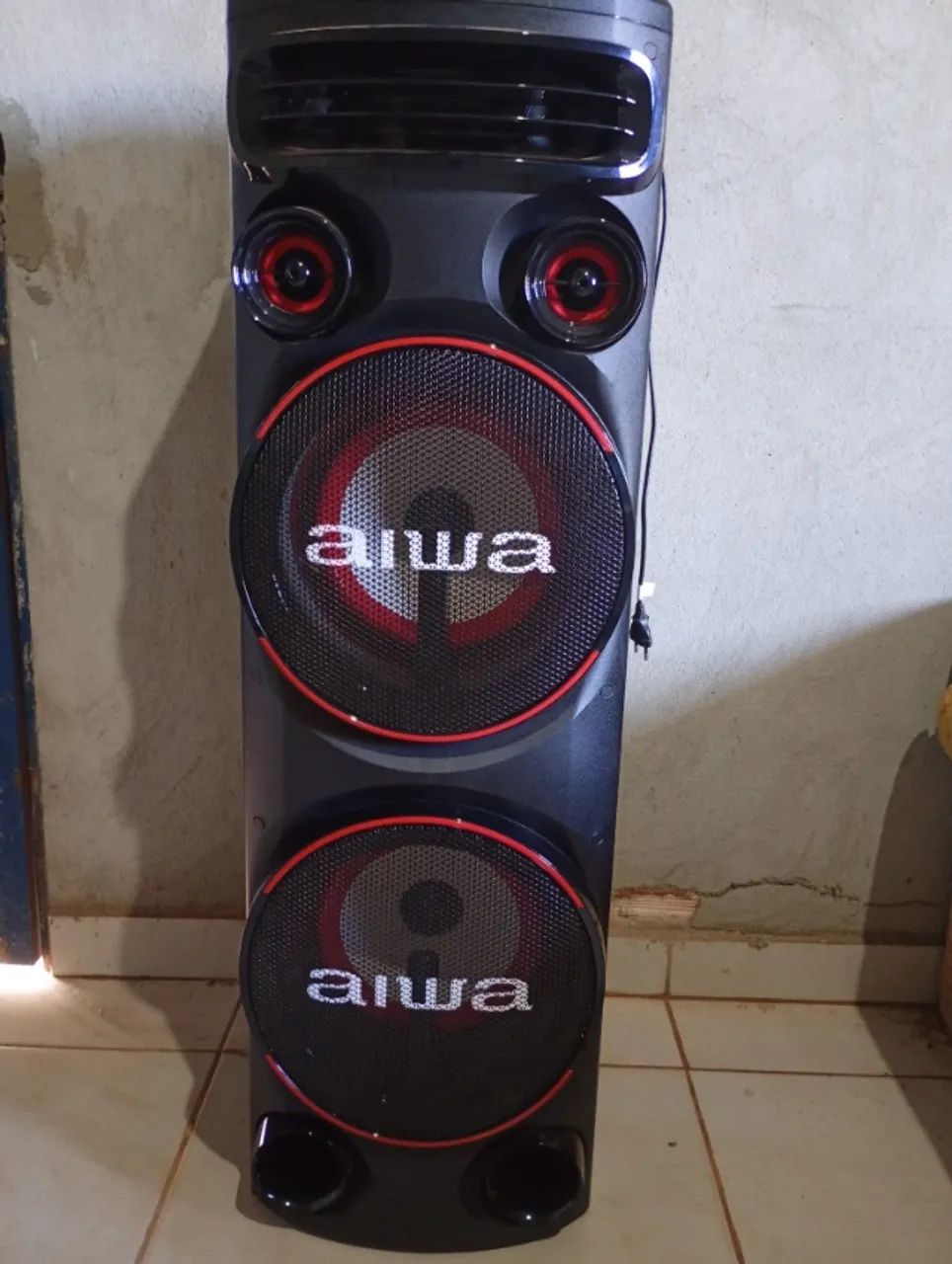 CAIXA DE SOM TORRE AIWA 2300W