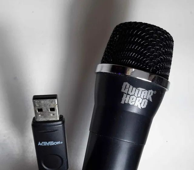 Microfone Guitar Hero USB da Original Activision