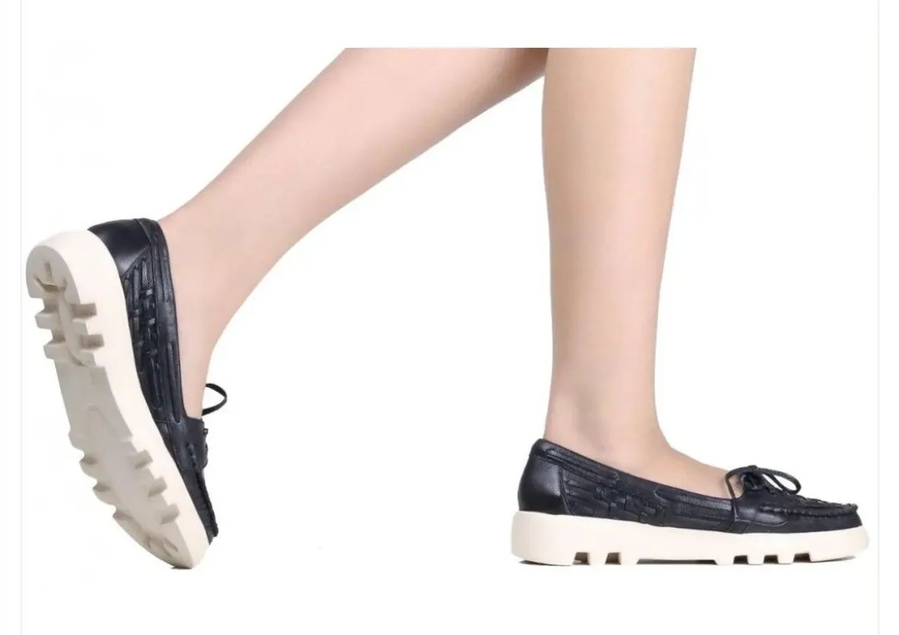 Sapato Mocassim Luz da Lua Preto Feminino 39/40 - Foto 5