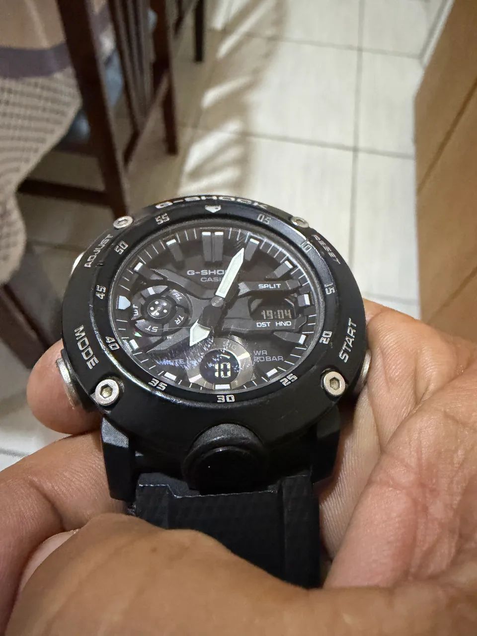 Relógio Casio G-Shock Anadigi Preto GA-2000S - Foto 3