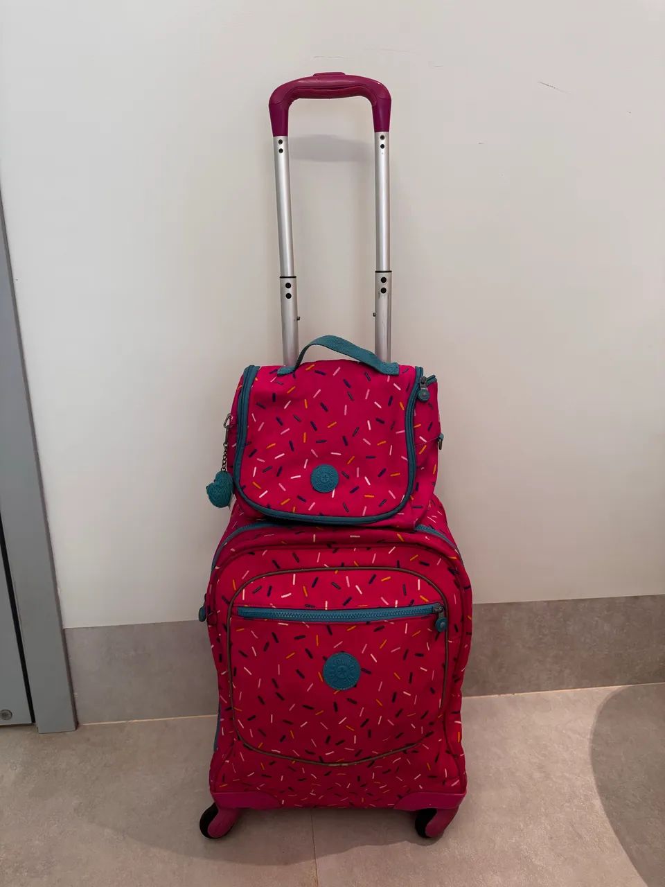 Mochila+lancheira kipling
