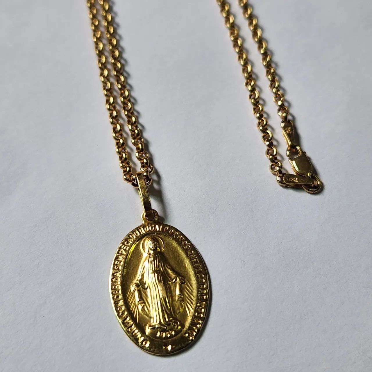 Colar elo português de ouro 18k  - Foto 3