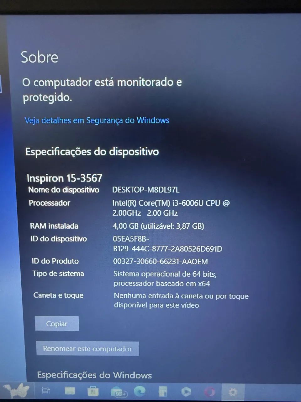 Notebook Dell Inspiron 15 (Core i3, 4GB RAM) - Foto 2