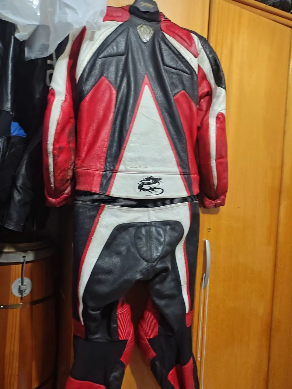 Macacão de couro para motociclista  - Foto 2