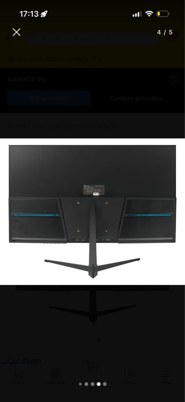 Monitor duex 27 polegadas 165hz