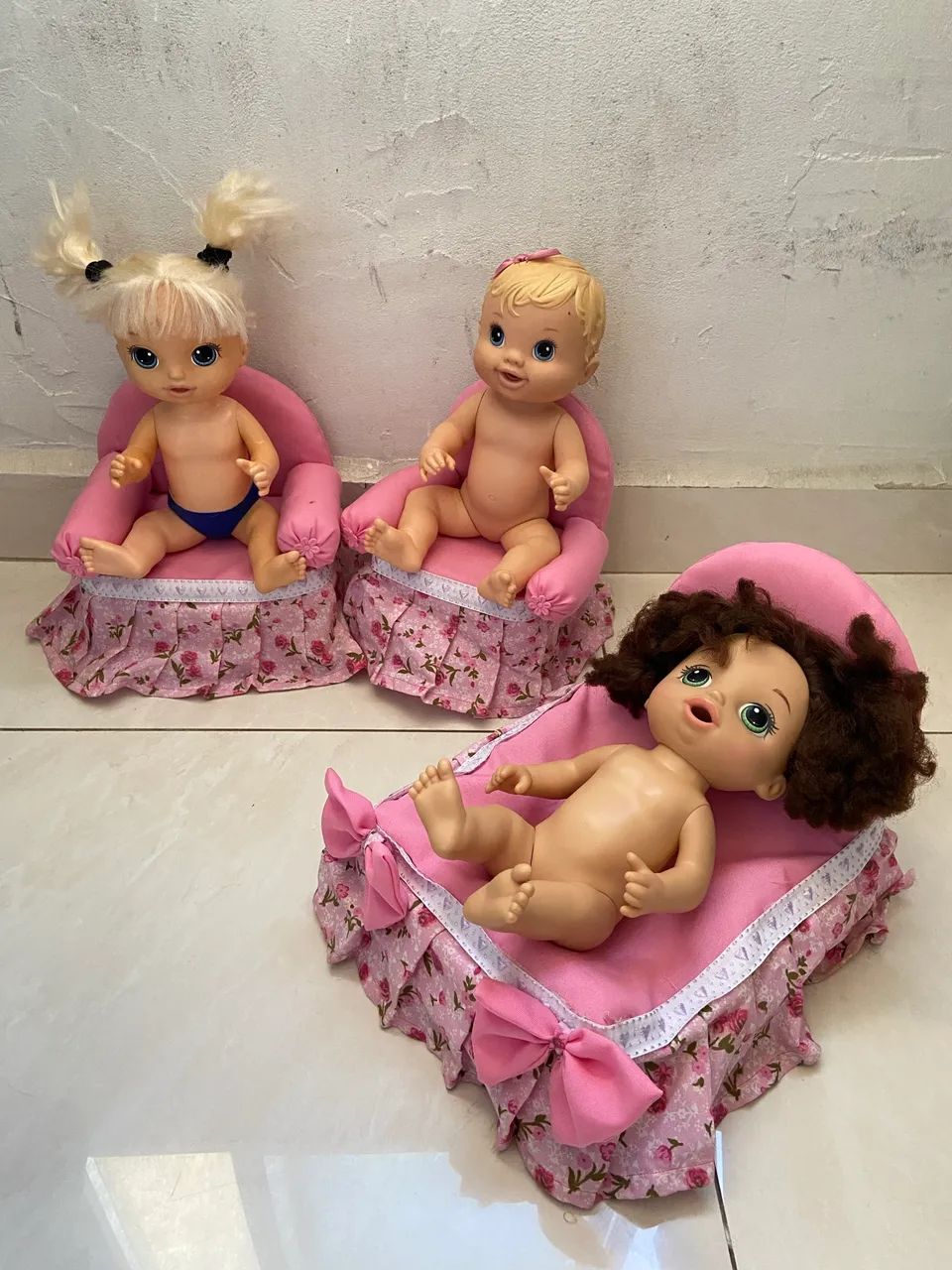 kit móveis para bonecas - usado
