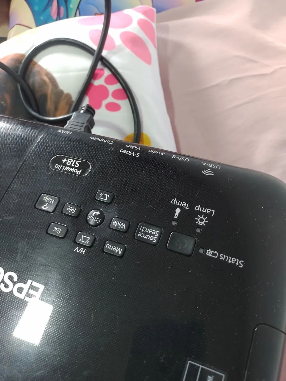 Projetor epson praticamente  pouco uso e ver comprar  - Foto 5