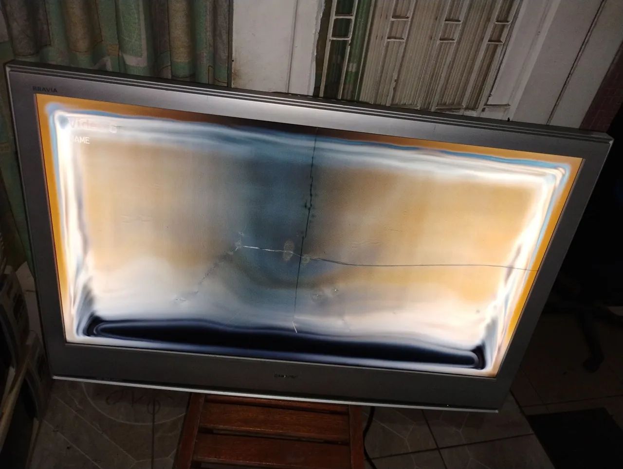 TV Sony 46 Polegadas Modelo KLV46S200A Defeito na Tela