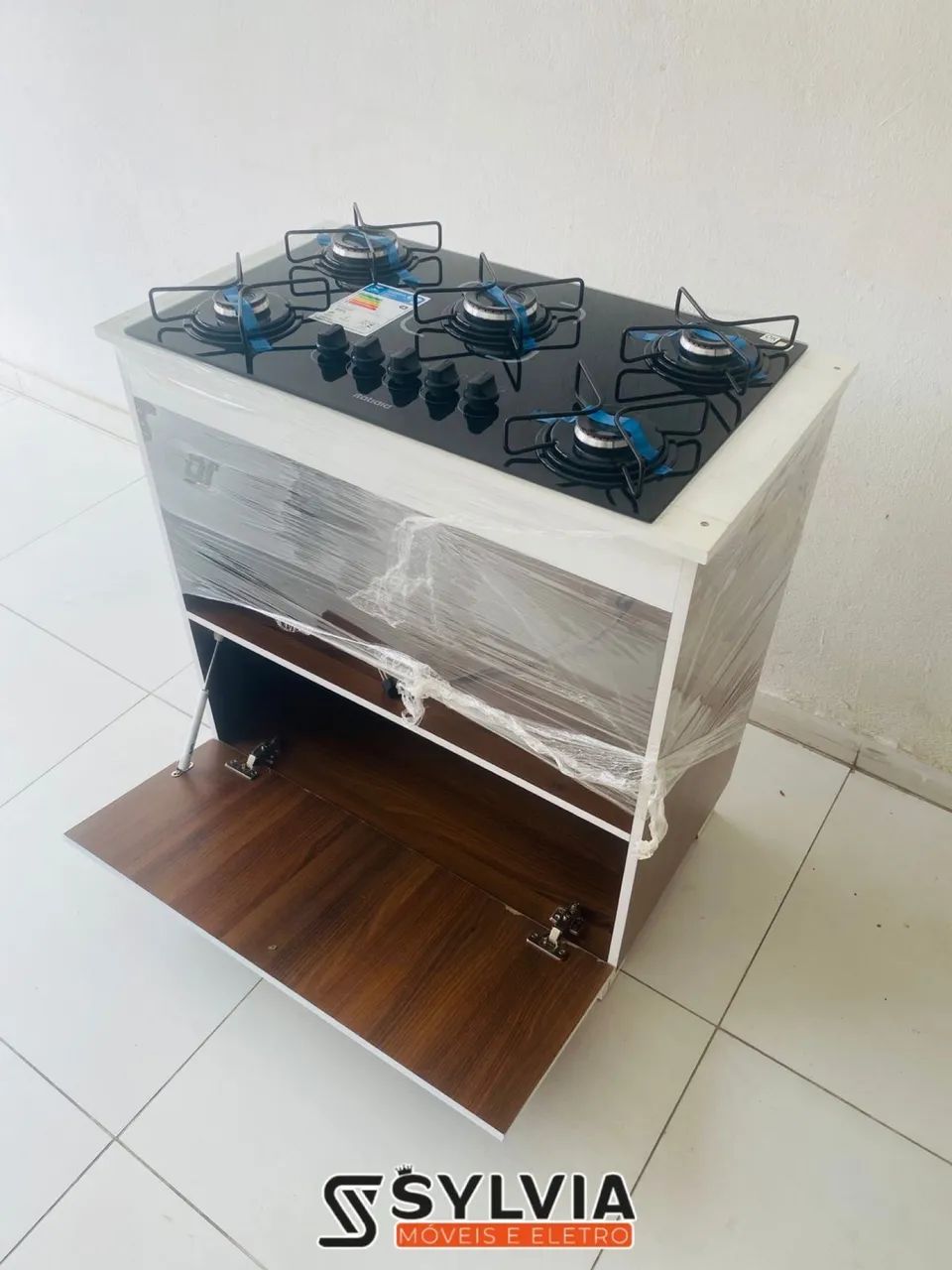 Fogão cooktop 5 bocas + móvel  - Foto 5