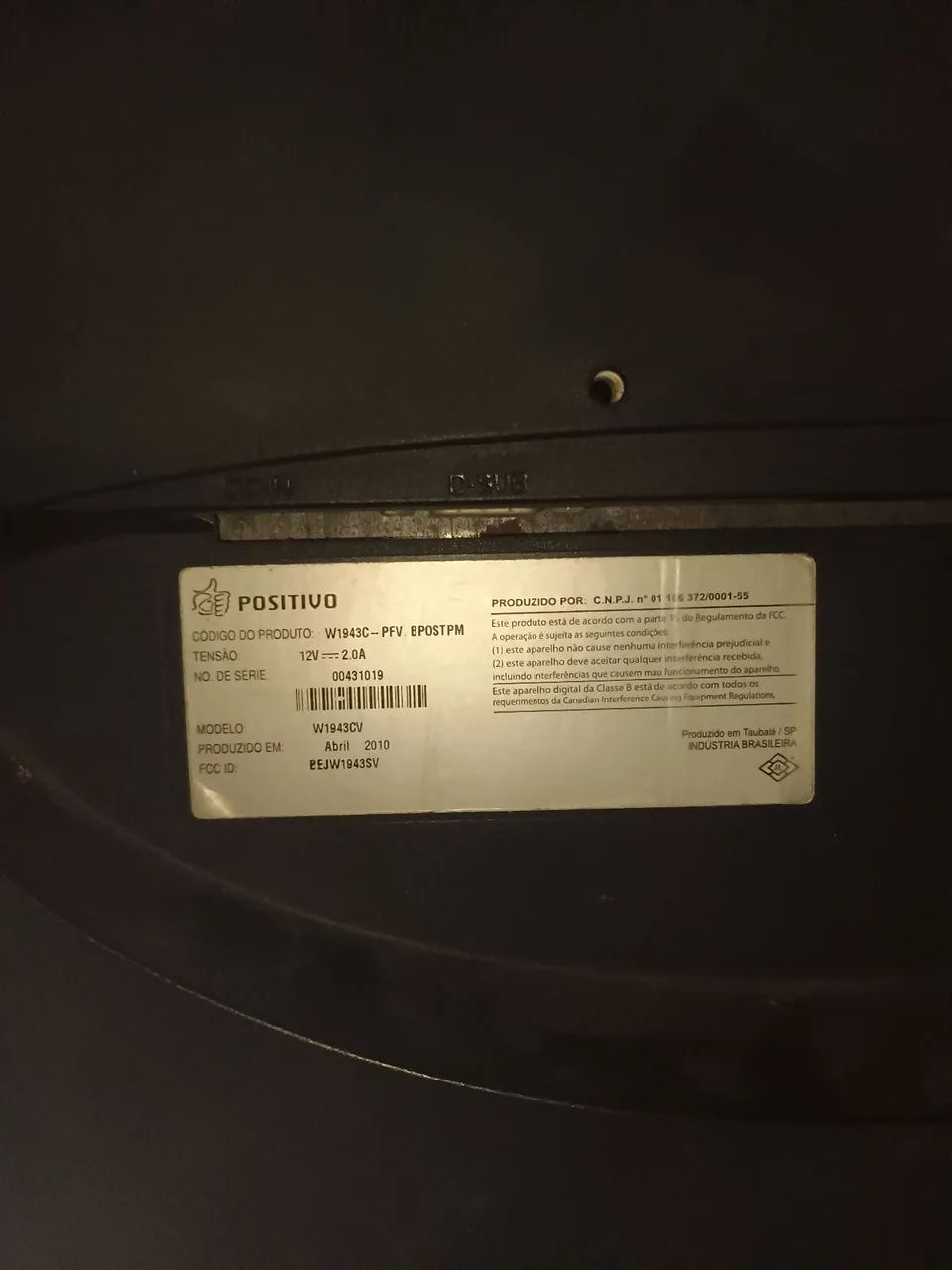 Monitor positivo VGA 60hz