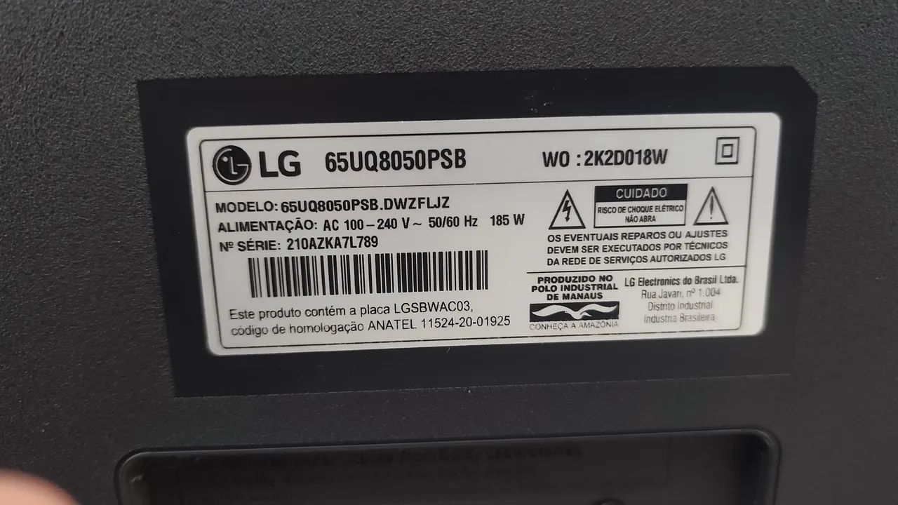 Carcaça de TV OLG 65 polegadas  - Foto 2