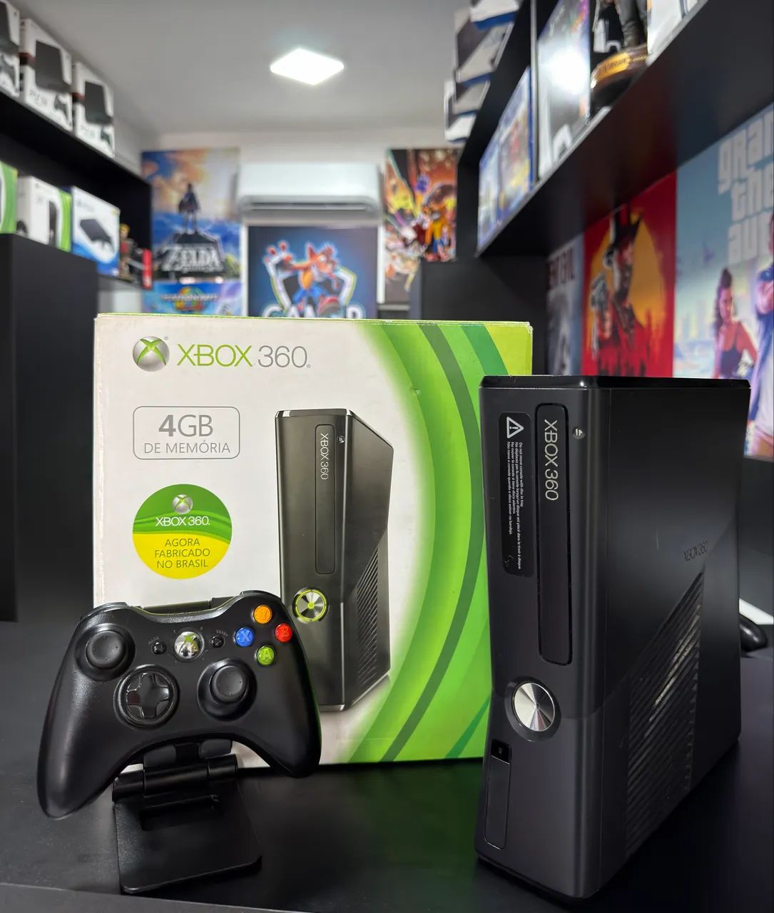 Xbox 360 Desbloqueado Na Caixa Completo 