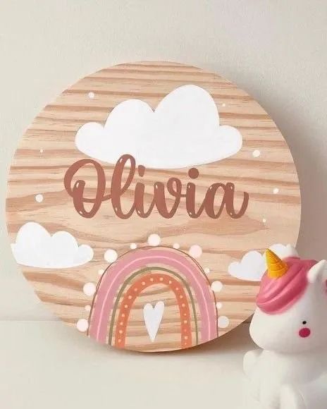 Plaquinha Decorativa em Pinus - Foto 5