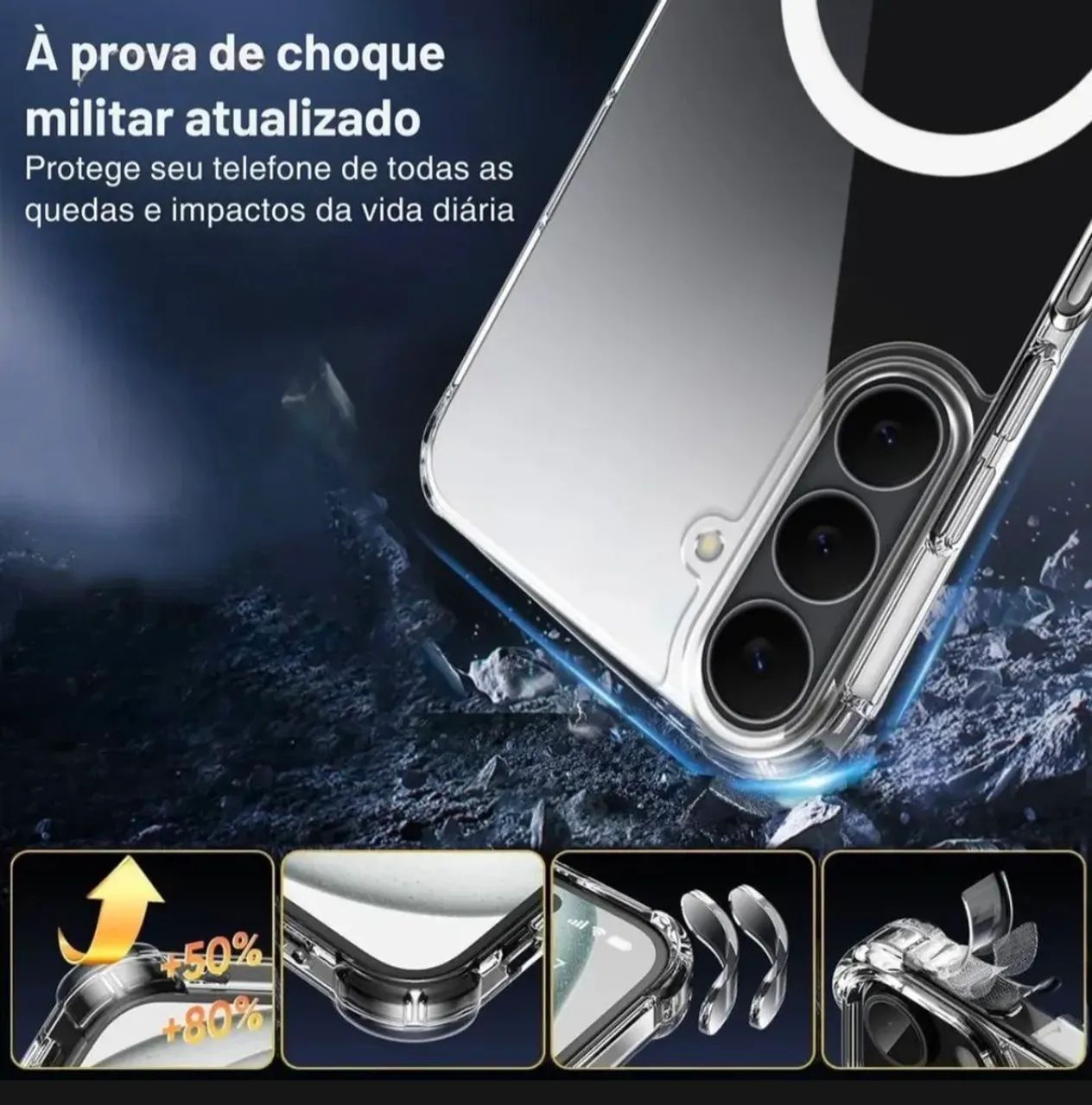 Capa Case Samsung Galaxy S25Fe - Foto 4