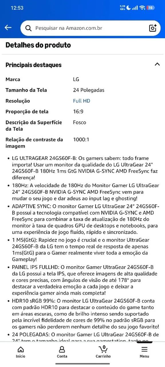Monitor LG Ultra Gear  - Foto 3