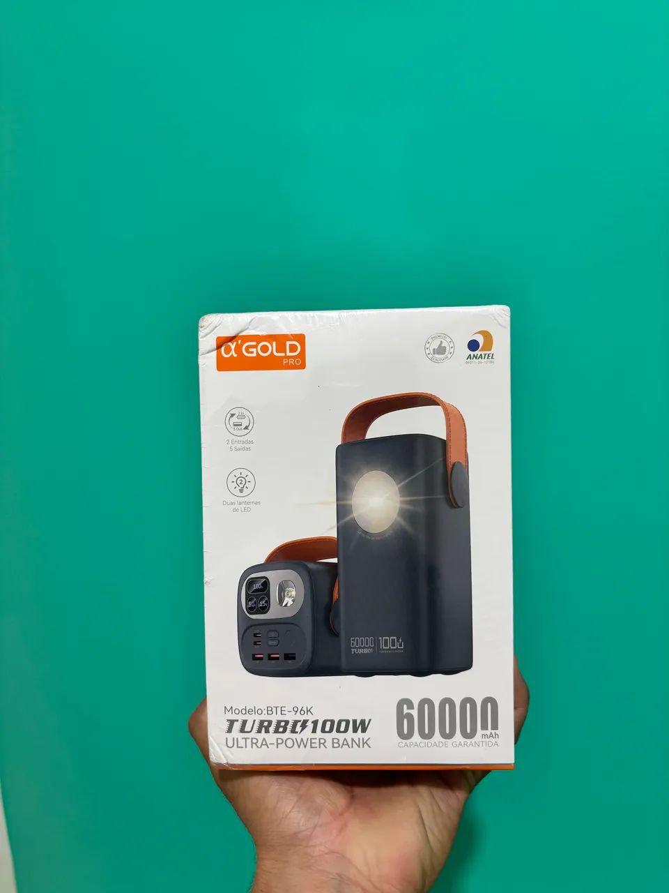 Power Bank Starlink Mini + cabo tipo c 