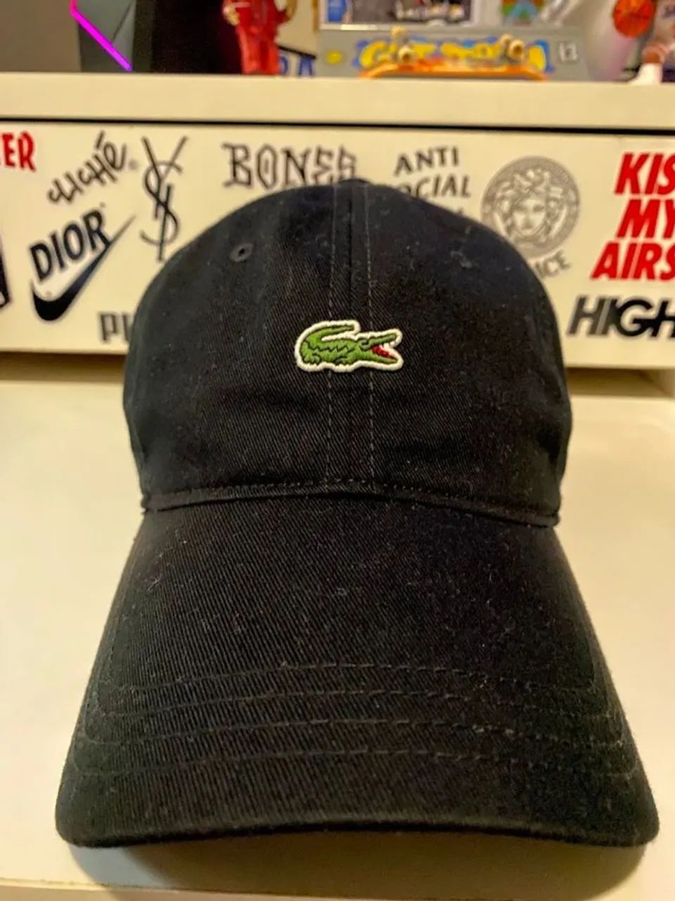 boné lacoste dad hat preto - Foto 4