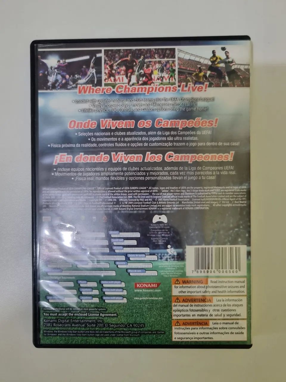Pro Evolution Soccer PES 2009 + 2010 para PC  - Foto 2