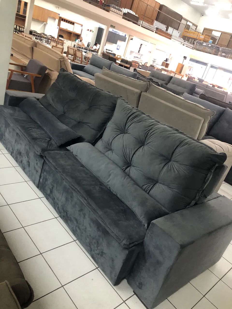 Sofa 2,90 NOVO retratil e reclinavel  - Foto 4