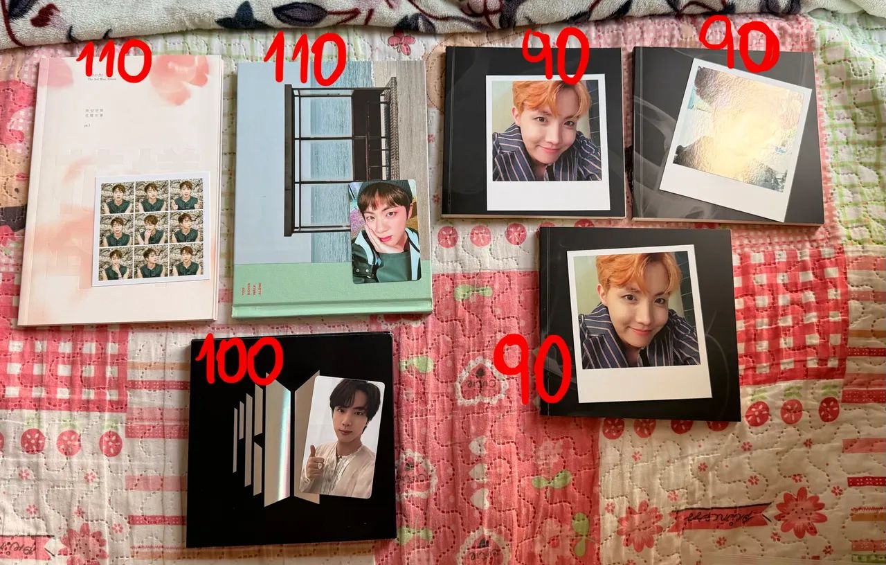 Álbuns variados de kpop - BTS, Exo e Monsta X - CDs, DVDs etc