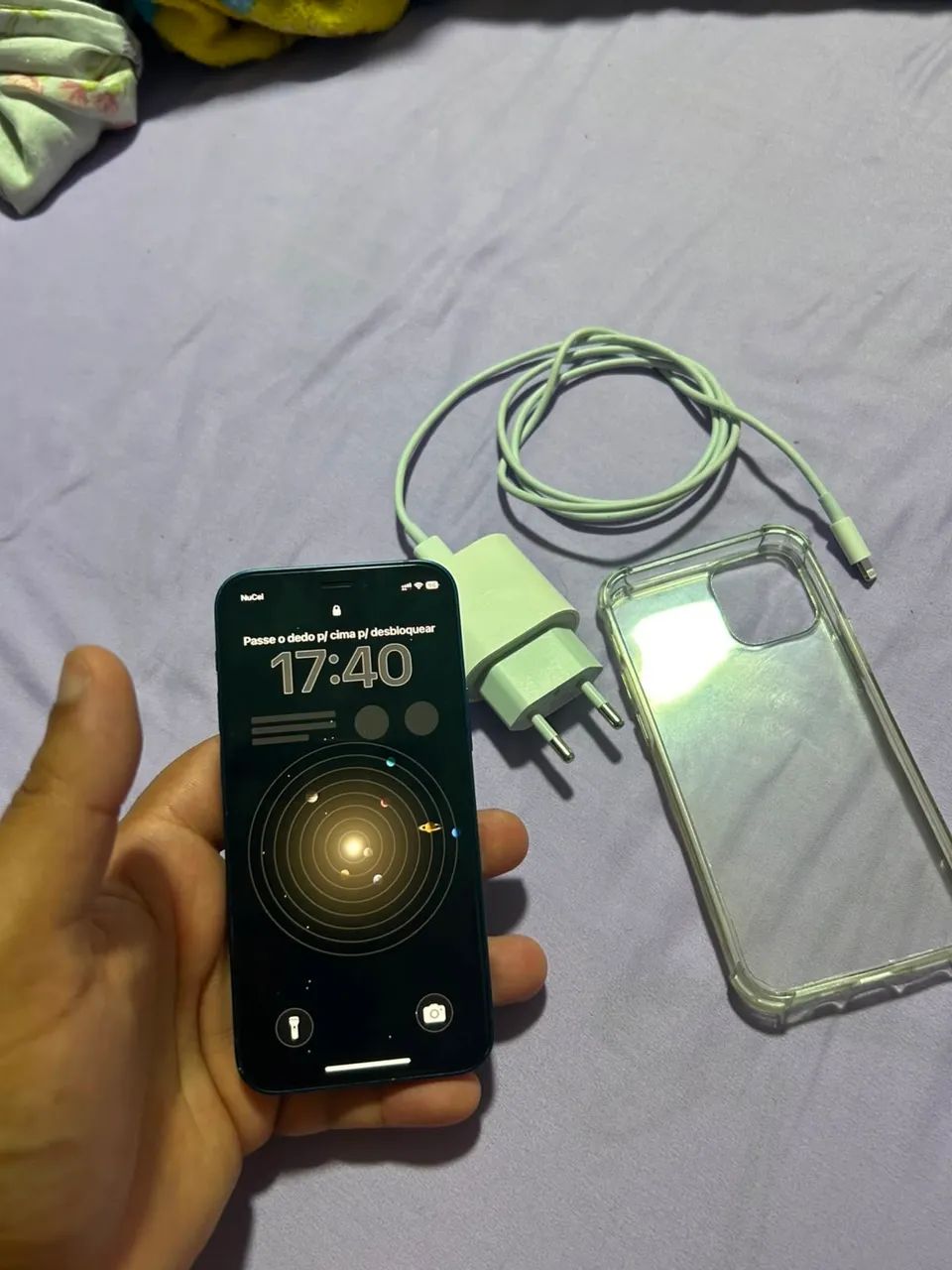 iPhone 12 Mini - Azul - Único dono - Zero bala - Foto 3