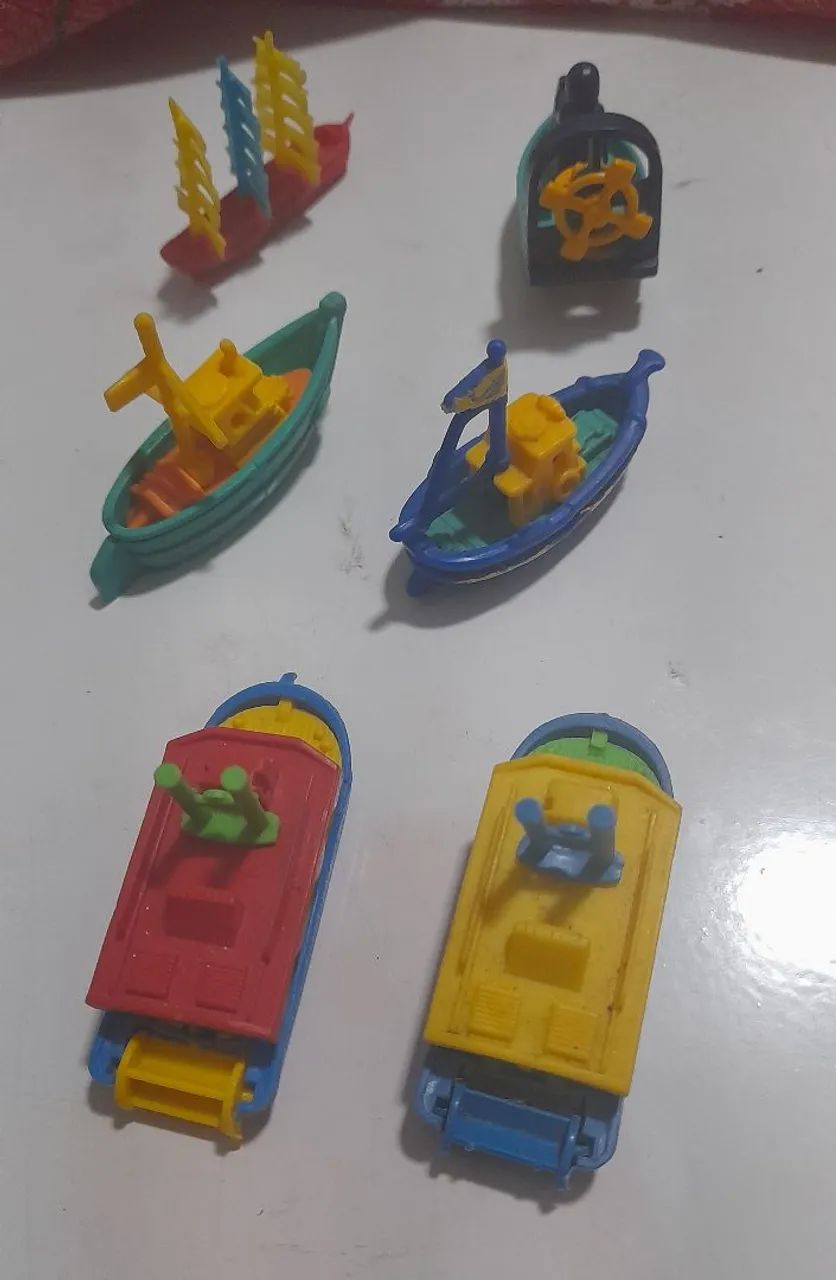 6 miniaturas de embarcações barcos anos 90 - Foto 2