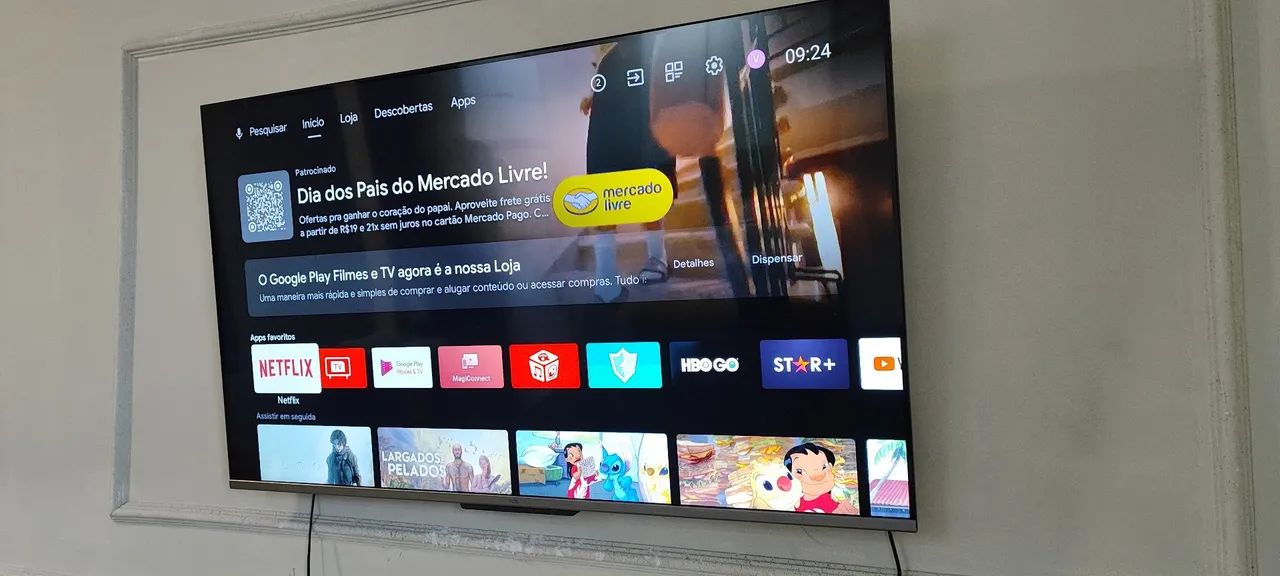 Smart TV 55 polegadas TCL sem defeitos parcela 