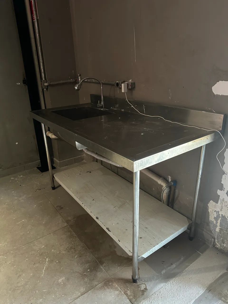 Pia industrial inox 