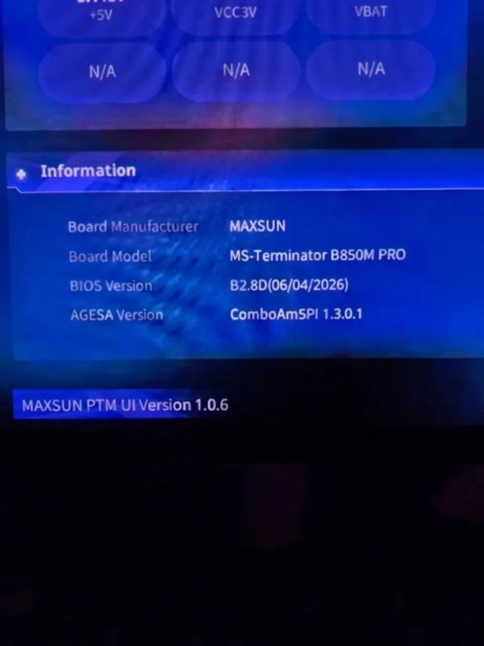 placa mae MAXSUN Terminator B850M PRO DARK WIFI - Foto 4