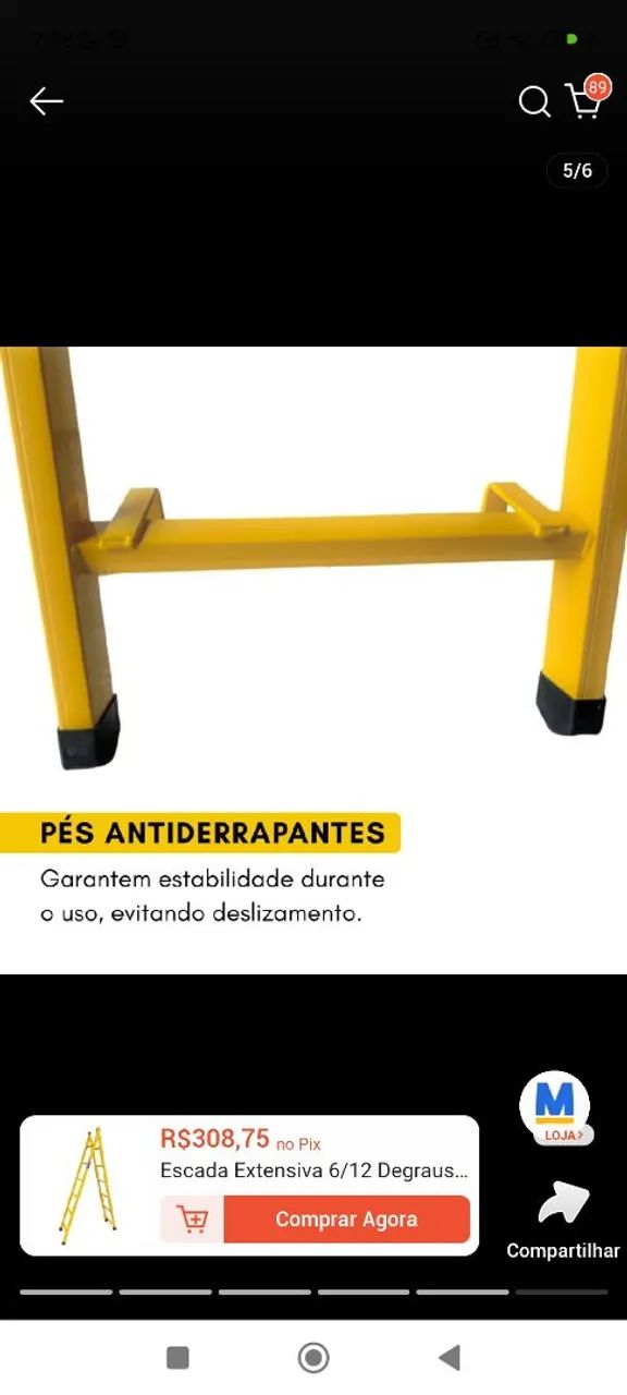 Escada de ferro Nova  - Foto 2