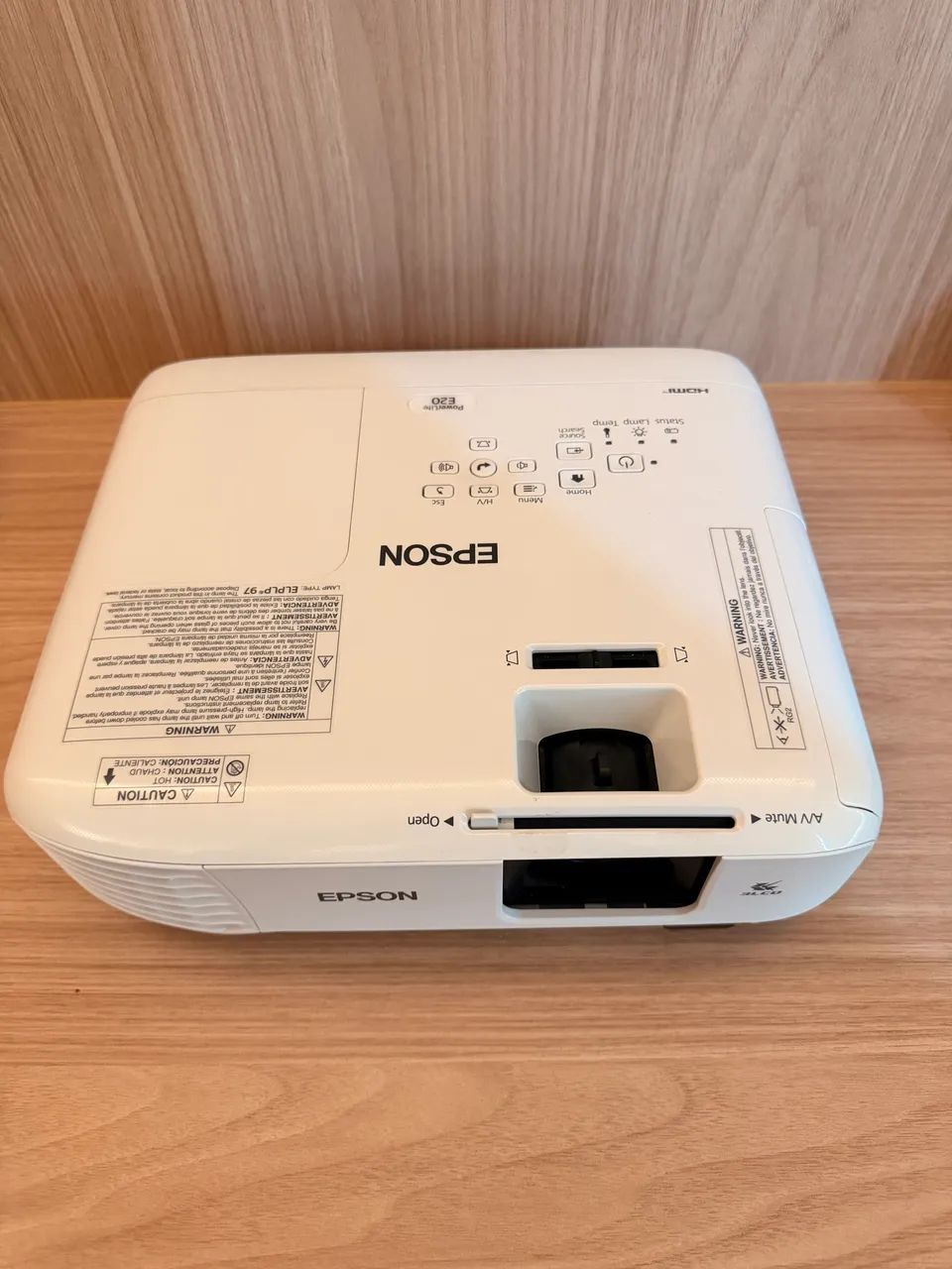 Projetor Epson Powerlite E20 - Foto 5